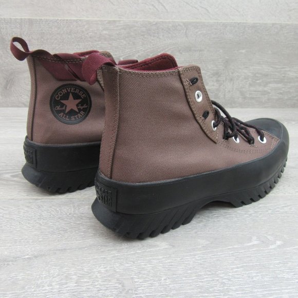 Converse Chuck Taylor All Star Lugged 2.0 HI Womens Size 9 Bordeaux NEW - Picture 8 of 15